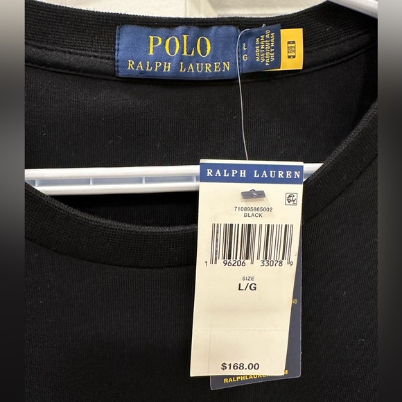 Polo Ralph Lauren Embossed Spell Out Crewneck Sweatshirt Sweater NWT Men’s Large - Picture 3 of 8